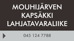 Mouhijärven Kapsäkki lahjatavaraliike logo